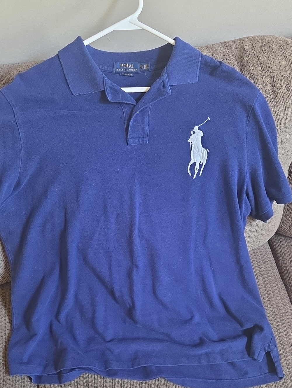 Ralph Lauren Polo Short-Sleeve Polo Shirt - Navy Blue